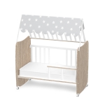 Бебешко легло Lorelli Premium - Stars, 60 x 120 сm, White & String