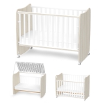 Бебешко легло Lorelli Premium - Stars, 60 x 120 сm, White & String