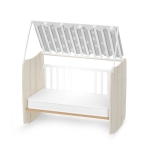 Бебешко легло Lorelli Premium - Stars, 60 x 120 сm, White & String