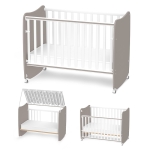 Бебешко легло Lorelli Premium - Stars, 60 x 120 сm, White & String