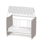 Бебешко легло Lorelli Premium - Stars, 60 x 120 сm, White & String