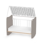 Бебешко легло Lorelli Premium - Stars, 60 x 120 сm, White & String