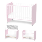 Бебешко легло Lorelli Premium - Stars, 60 x 120 сm, White & String