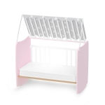 Бебешко легло Lorelli Premium - Stars, 60 x 120 сm, White & String