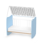 Бебешко легло Lorelli Premium - Stars, 60 x 120 сm, White & String