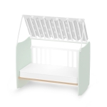 Бебешко легло Lorelli Premium - Stars, 60 x 120 сm, White & String