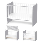 Бебешко легло Lorelli Premium - Stars, 60 x 120 сm, White & String