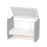 Бебешко легло Lorelli Premium - Stars, 60 x 120 сm, White & String