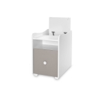 Детско легло Lorelli - Trend Plus, 70 x 160 cm, White & String