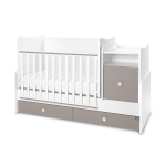 Детско легло Lorelli - Trend Plus, 70 x 160 cm, White & String