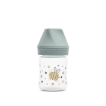 Бебешко шише с широко гърло Lorelli - My Friend, 125 ml, Cameo Blue