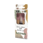 Силиконови лъжички с бамбук Lorelli - Natural, 2 броя, Grey