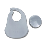 Силиконов сет за хранене 2 части Lorelli, Grey