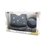 Силиконов сет за хранене 2 части Lorelli, Grey