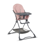 Столче за хранене Lorelli - Bonbon, Leather, Grey