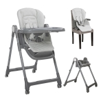Стол за хранене 3 в 1 Lorelli - Chef, Grey Leather