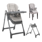 Стол за хранене 3 в 1 Lorelli - Chef, Grey Leather
