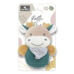Мека дрънкалка Lorelli Toys - Natural, Синьо еленче