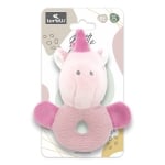 Мека дрънкалка Lorelli Toys - Natural, Розов еднорог