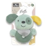 Мека дрънкалка Lorelli Toys -Natural , Зелено куче