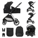 Детска количка 3 в 1 Lorelli - Aspen, Grey