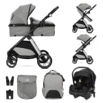 Детска количка 3 в 1 Lorelli - Aspen, Grey