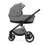 Бебешка количка 2 в 1 с адаптори Lorelli - Bianca, Grey