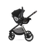 Бебешка количка 3 в 1 с кош за новородено Lorelli - Bianca, Grey