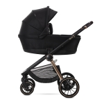 Бебешка количка 3 в 1 с кош за новородено Lorelli - Bianca, Grey