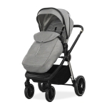 Бебешка количка 3 в 1 с кош за новородено Lorelli - Bianca, Grey