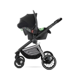 Бебешка количка 3 в 1 с кош за новородено Lorelli - Bianca, Grey