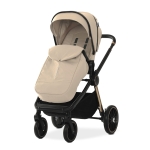 Бебешка количка 3 в 1 с кош за новородено Lorelli - Bianca, Grey