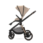 Бебешка количка 3 в 1 с кош за новородено Lorelli - Bianca, Grey