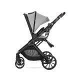 Бебешка количка 2 в 1 Lorelli - Glory, с адаптори и кош за новородено, Grey