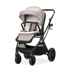 Бебешка количка 2 в 1 Lorelli - Glory, с адаптори и кош за новородено, Grey