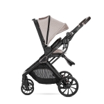 Бебешка количка 2 в 1 Lorelli - Glory, с адаптори и кош за новородено, Grey