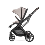 Бебешка количка 2 в 1 Lorelli - Glory, с адаптори и кош за новородено, Grey