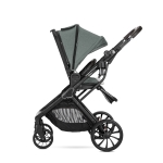 Бебешка количка 2 в 1 Lorelli - Glory, с адаптори и кош за новородено, Grey