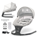 Електрически шезлонг-люлка Lorelli Premium - Siena, Graphite