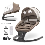 Електрически шезлонг-люлка Lorelli Premium - Siena, Graphite