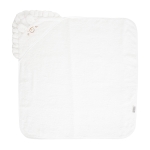 Хавлия с качулка и бродерия Lorelli - 90 x 90 cm, Розова