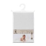 Непромокаем протектор Lorelli - С 4 ластика, 60 х 120 сm, Бял