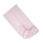 Чаршаф с ластик Lorelli - Мечо, 60 x 120 x 15 cm, Розов