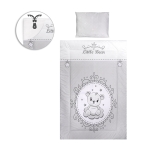 Спален комплект Lorelli - Cosy, Мече, 5 части, Сив