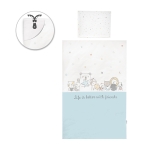 Спален комплект Lorelli - Cosy, Happy Friends, 5 части, Син