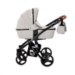 Комбинирана количка 2 в 1 Lorelli - Rimini, Ruby Red & Black