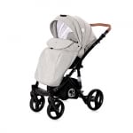 Комбинирана количка 2 в 1 Lorelli - Rimini, Ruby Red & Black