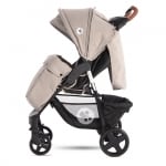 Детска количка с покривало Lorelli - Daisy, Cool grey
