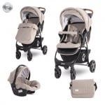 Детска комбинирана количка 2 в 1 Lorelli - Daisy Set, розова