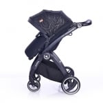 Комбинирана детска количка Lorelli - Adria, Black